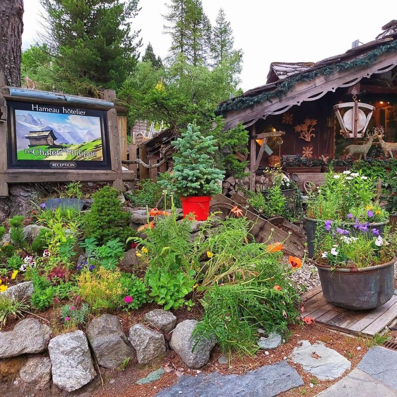 Hotel Les Chalets De Philippe Avec Jacuzzis Privatifs Chamonix Exterior photo